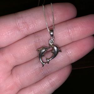 SS Dolphin Necklace